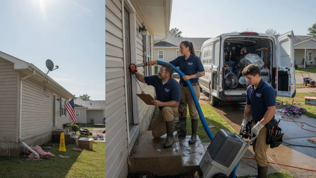Ceiling Water Damage Restoration in Wakefield, KS near me